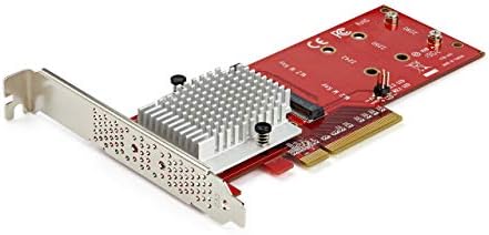 Startech.com M2 PCIE SSD адаптер - X4 PCIE 3.0 NVME / AHCI / NGFF / M -KEY - низок профил и целосен профил - SSD PCIE M.2 Адаптер