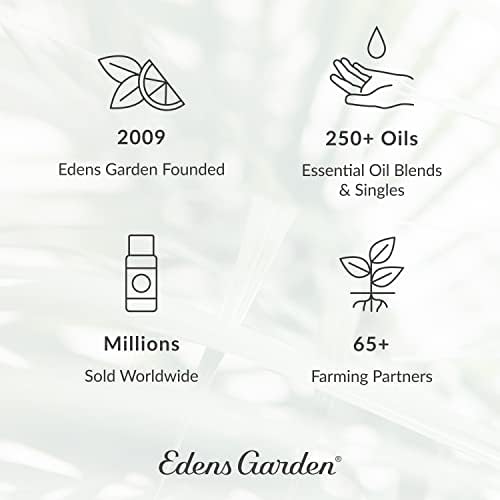 Еденс Градина Флорално есенцијално масло 6 сет, најдобар чист ароматерапија букет комплет, 10 ml
