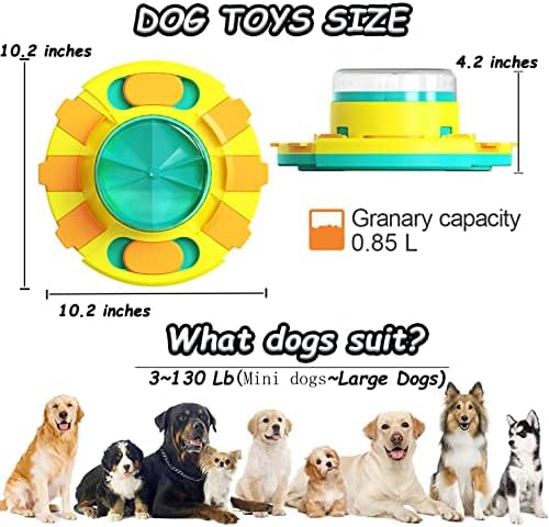 Играчки за Загатки за кучиња За Мали Големи Кучиња Интерактивни Играчки За Кучиња Со Диспензерот За Лекување За Ментална Стимулација