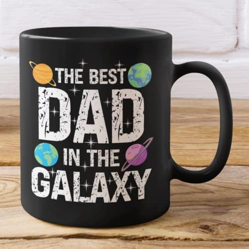 Најдобар Татко Во Галакси Кригла-Денот На Татковците-Подарок За Тато-Најдобар Татко Слоган Керамички 11оз Кафе Кригла