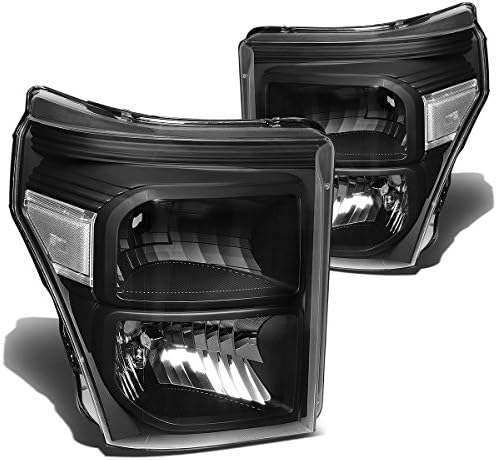 Спарете Црно Куќиште Чист Аголен Фар+3д Лед Проѕирни Светла За Опашка На Објективот Компатибилни Со Форд Супер Должност
