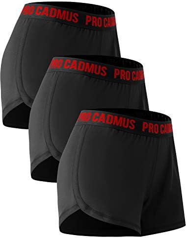 Cadmus Women'sенски спандекс што работи шорцеви тренинг про -шорцеви редовни и плус големина