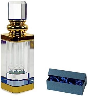 Kechu мало празно кристално парфем шише со полнење стакло Contianer квадратна цевка стил 3мл