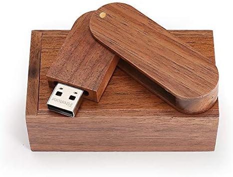 Новина Дрвени USB 2.0 Флеш Диск Меморија За Складирање Податоци СТАП USB Стап Pendrive Со Дрвена Кутија