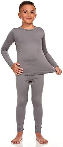 Бојтек Момци термичка долга долна облека поставена за деца руно наредени долги nsон за пижами или хеланки и кошула со основни слоеви