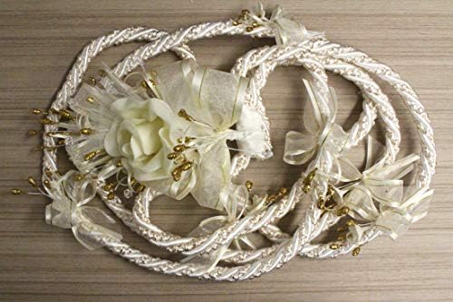 Прекрасна слонова коска и злато испреплетени сребрени украси со акцент јаже Мигајон Лазо свадба Ласо Традиционална Лазос де Бода