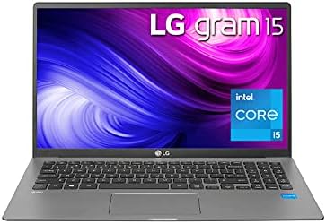 LG 2023 Грам Ултралесен Лаптоп 15.6 FHD IPS Екран Intel 10th 4-Core i5-1035G7 8GB LPDDR4 1TB NVMe SSD Iris Плус ГРАФИКА USB-C Позадинско