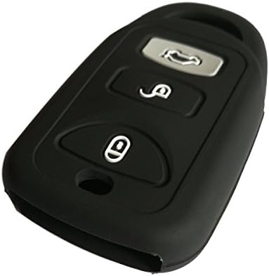 CoolBestda Silicone 3Buttons Паметен клуч FOB далечински управувач на куќиште за заштита на куќиштето на клуч за влез за Hyundai Elantra Genesis