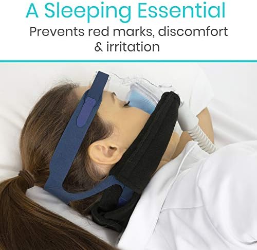 Vive CPAP подлога за вратот - додатоци за ленти за маски - Комфорнија за удобност на руно за целосно лице и назална глава - Компатибилни