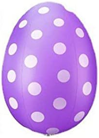 Велигденски надуени украси на отворено шарени велигденски јајце надувување на надувување двор Велигденска декорација за празнична забава