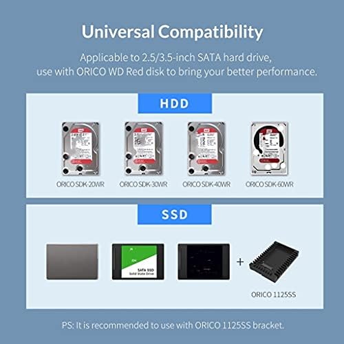 USЛКМ 2 Беј 3.5 USB3. 0 ДО SATA RAID Hdd Докинг Станица Алуминиум HDD Комплет 36w Адаптер За Напојување Hdd Случај