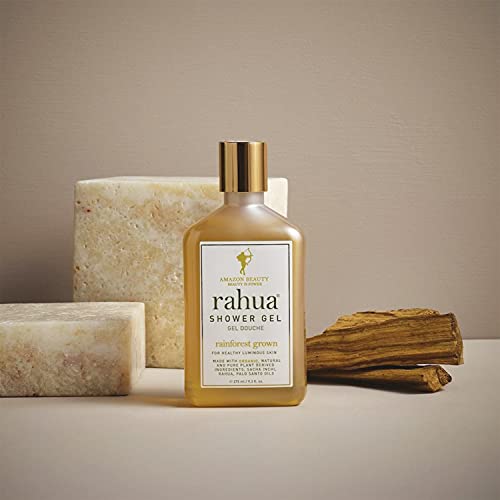 Рахуа гел за туширање, 9,3 fl Oz, здрав гел за туширање на телото на кожата, направен со природни растителни органски состојки, гел