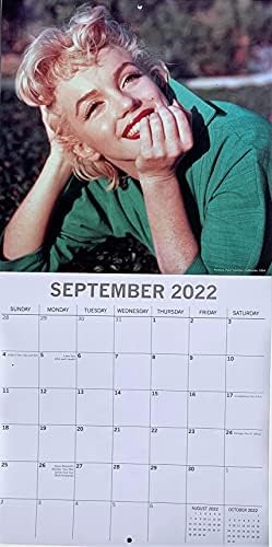 2022 Мерилин Монро Ѕид Календар, 12 х 24 инчен Месечен Календар, 16-Месец