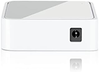 UOEIDOSB 5-порта Брз прекинувач Пластична обвивка Десктоп Mini Ethernet Switch RJ45 Port MDI/MDIX приклучок и репродукција 802.3x центар