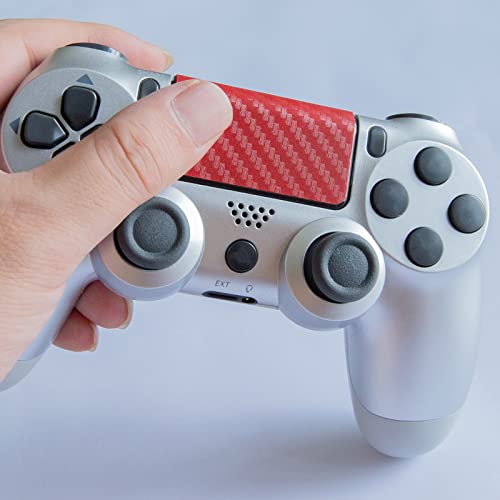 2 парчиња за Hotline Games TouchPad заштитник компатибилен со PS4 контролер, подобрена текстура на кожата компатибилен со PlayStation 4 DualShock,