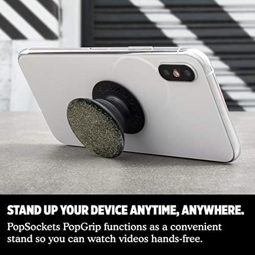 PopSockets: Popgripp Со Заменливи Врвот За Телефони &засилувач; Таблети-Сјајот Црна