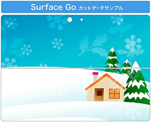 Декларална покривка на igsticker за Microsoft Surface Go/Go 2 Ultra Thin Protective Tode Skins Skins 001463 Снежен зимски поглед