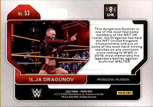 2022 PANINI PRIZM WWE 53 ILJA DRAGUNOV NXT CARTING CARTING CARTING