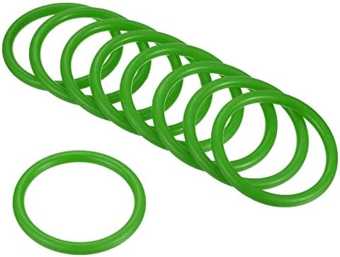 Ringвони на прстени со карневалски ринг-ринг од 6 см, 12 пакет пластичен обрач за отворено забавно игра за игра, зелена боја,