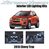 Xtremevision Ентериер ПРЕДВОДЕНА За Chevy Trax 2015 Кул Бела Внатрешни РАБОТИ LED Комплет + Алатка За Инсталација