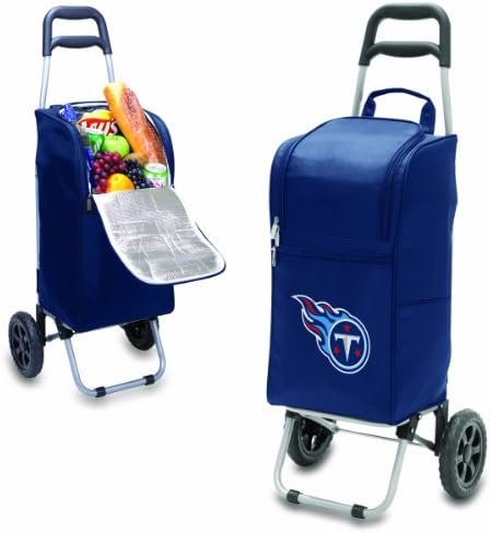 Пикник Време NFL Cart Carter Изолиран ладилник на количка на тркала со тркала
