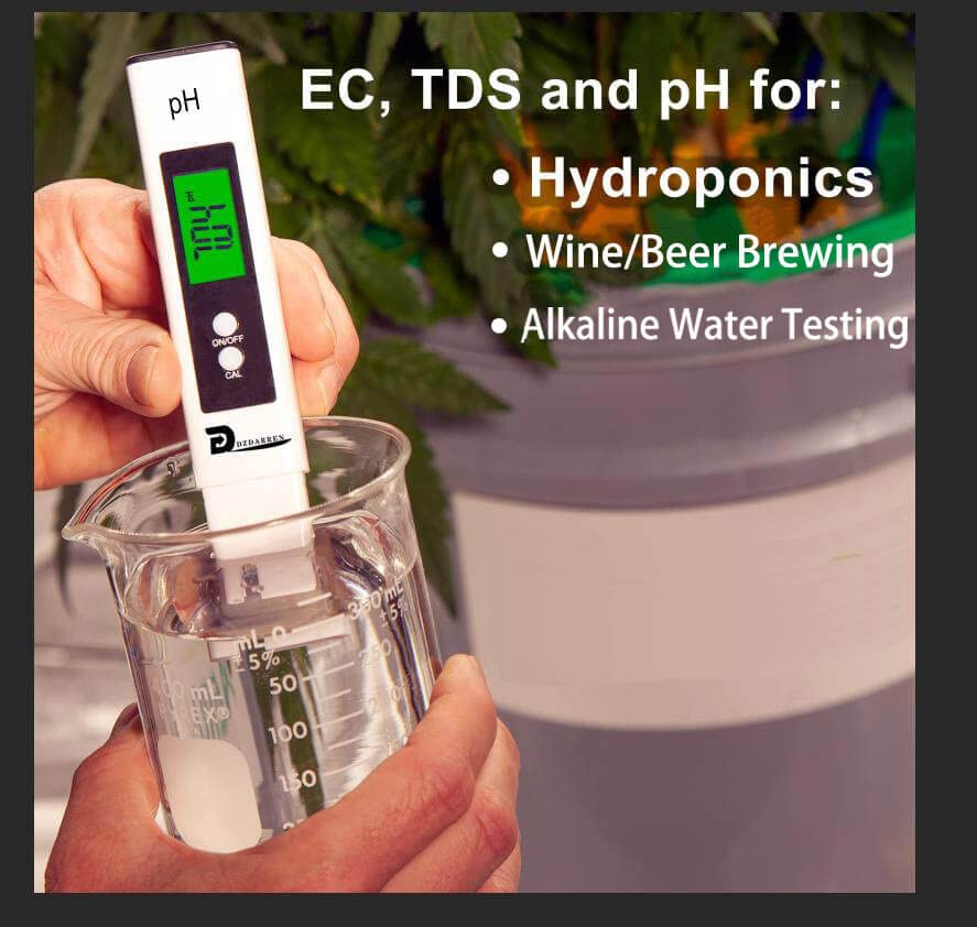Дигитален Комплет За Тестирање На Квалитетот На Водата 4-во-1 - Комплет За Дигитални pH/TDS/EC/Temp Пенкало Со Висока Точност Совршен За