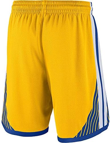 Голден Стејт Вориорс НБА Jordanордан Бренд Момци млади 8-20 жолти изјави издание Свингман шорцеви