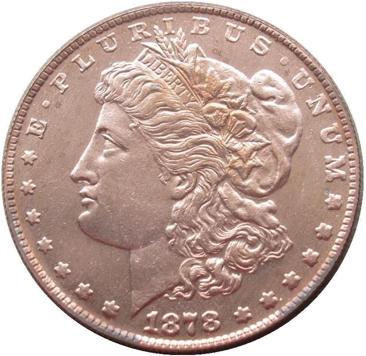 Сребрен Долар Американски Морган Двострана Монета Бакар Странски Копија Монета