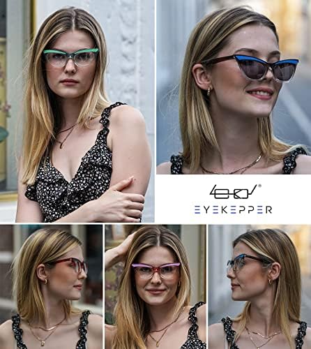 Очила за очи за очи за очи со очи со очи со 5 пакувања Симпатична читателка за жени +1.0