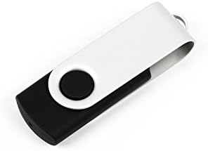 20 128mb Флеш Диск-Масовно Пакување-USB 128 MB 2.0 Вртлив Дизајн Црна