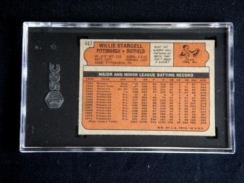 Вили Старгел 1972 Топс Бејзбол Картичка 447 Сгц 5 Одличен Хоф Пирати-Плоча Бејзбол Картички