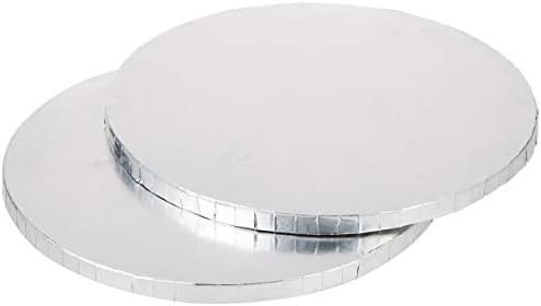Вилтон 10-инчен круг сребрена торта база, 2-пакет