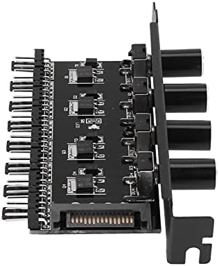 Сигрид компјутер 8 канали вентилатор Hub 4 копче за ладење на вентилаторот Контролер за брзина на вентилаторот за процесорот HDD VGA PWM FAN
