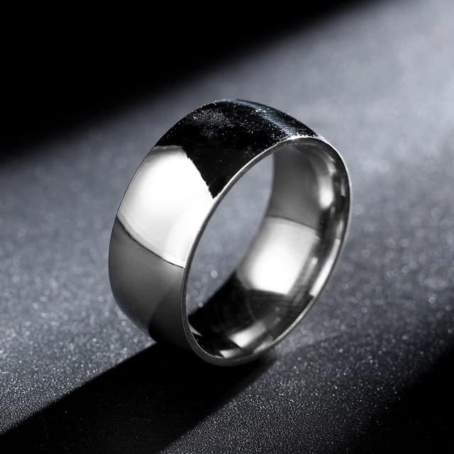 Сини прстени на Колесо 8мм за мажи и жени Персонализиран прстен Прилагодете го прстенот врежан прстен-75857