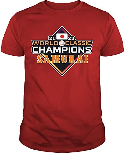 Светски шампион Бејзбол класик 2023 кошула Самурај Јапонија Бејзбол тим Светски класичен самурај шампион маица
