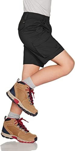 CQR Детска младина влечете ги карго шорцевите, шорцеви за пешачење за кампување на отворено, лесен еластичен половински атлетски атлетски краток со џебови