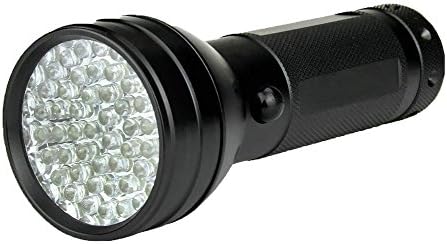 Трговија со размавта 51 UV LED LED рачен детектор на скорпија Пронаоѓач на црна светлина ултра виолетова светлина за миленичиња урина, дамки за миленичиња/суви дамки, гр