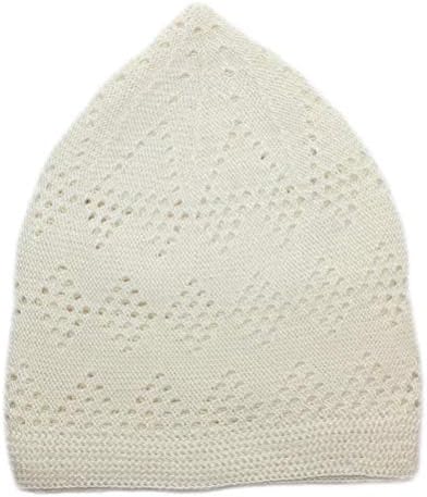 МОДЕФА Турски исламски Куфи Таке - Плетена капа од памук - Една големина одговара