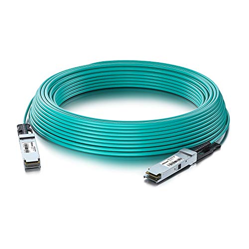 40G QSFP+ AOC Кабел-40GBase Ethernet Активен оптички кабел, QDR, MMF за Force10 CBL-QSFP-40GE-2M, 2-метар