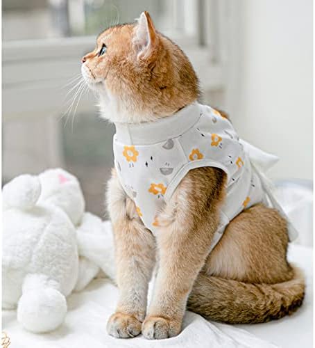 Мачки по операција костум за пижама - Облека за домашни миленици што дишат мачки хируршко закрепнување костум за хируршки абдоминални