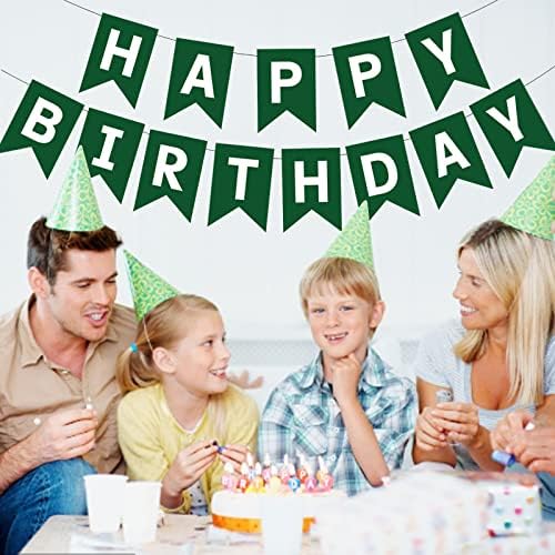 Гласнс Грин среќен роденден Банер роденденска забава за девојче за возрасно момче
