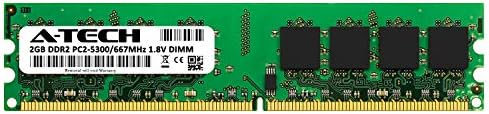 А-Технологија 2gb RAM МЕМОРИЈА Замена За Kingston KVR667D2N5/2G | DDR2 667MHz PC2-5300 UDIMM Не-ECC 240-Пински Dimm Мемориски Модул
