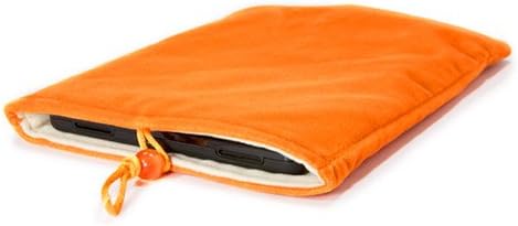 Кутија за боксер за Aldocube x Neo - кадифена торбичка, мека велурна ткаенина торба ракав со влечење за Aldlocube x Neo - Задебелен портокал