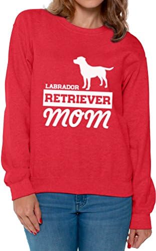 Незгодни стилови женски лабрадор ретривер мама графички џемпер врвови куче мамо