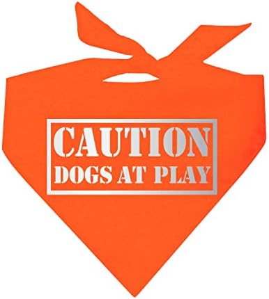Внимание Кучиња Во Игра Рефлексивни Висока Видливост Ноќ Безбедност Неонски Куче Бандана