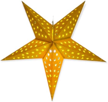 ЕПСИО Хартија Ѕвезда Фенер Абажур Хартија Ѕвезда Светлосни Нијанси Големи 60см Ѕвезда Виси Украси За Божиќ Свадба Дома Декорација