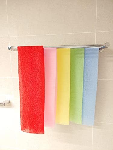 Непурна корејска ексфолирачка пешкир за туширање за миење садови, голема големина, 5 бои, ексфолирачки чистач на телото за отстранување на сувата кожа, еднократно