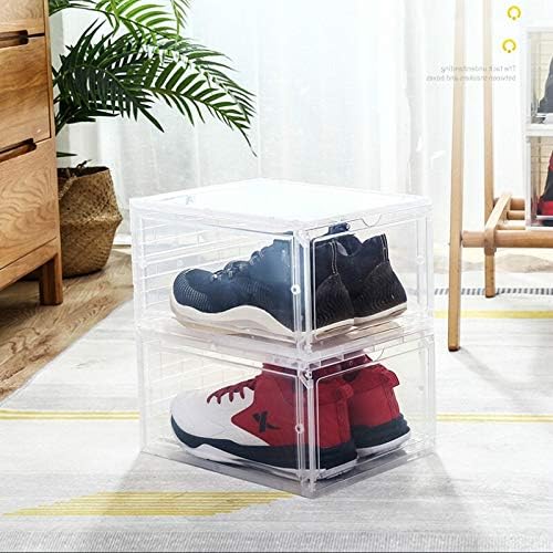 ЗРСЈ Водоотпорна Пластична Кутија За Чевли, Проѕирна Кутија За Складирање, Кутија за чевли Со високи Потпетици Од типот на фиока За