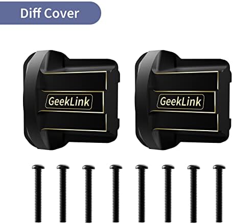 GeekLink Brass Link Link, управувачки блок-копач, риболов блокови c-куќи и дифлации за опфаќања поставени за делови за надградба на Trx4m