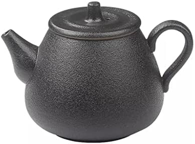 Густ сад за домаќинство, стомак за убавина, црна керамичка чајничка единечна кунг фу чај грнчарски ретро кинески стил